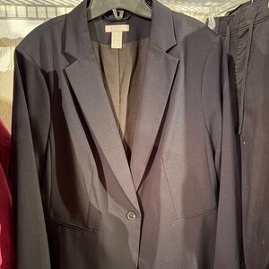 H&M Black Blazer Jacket XL